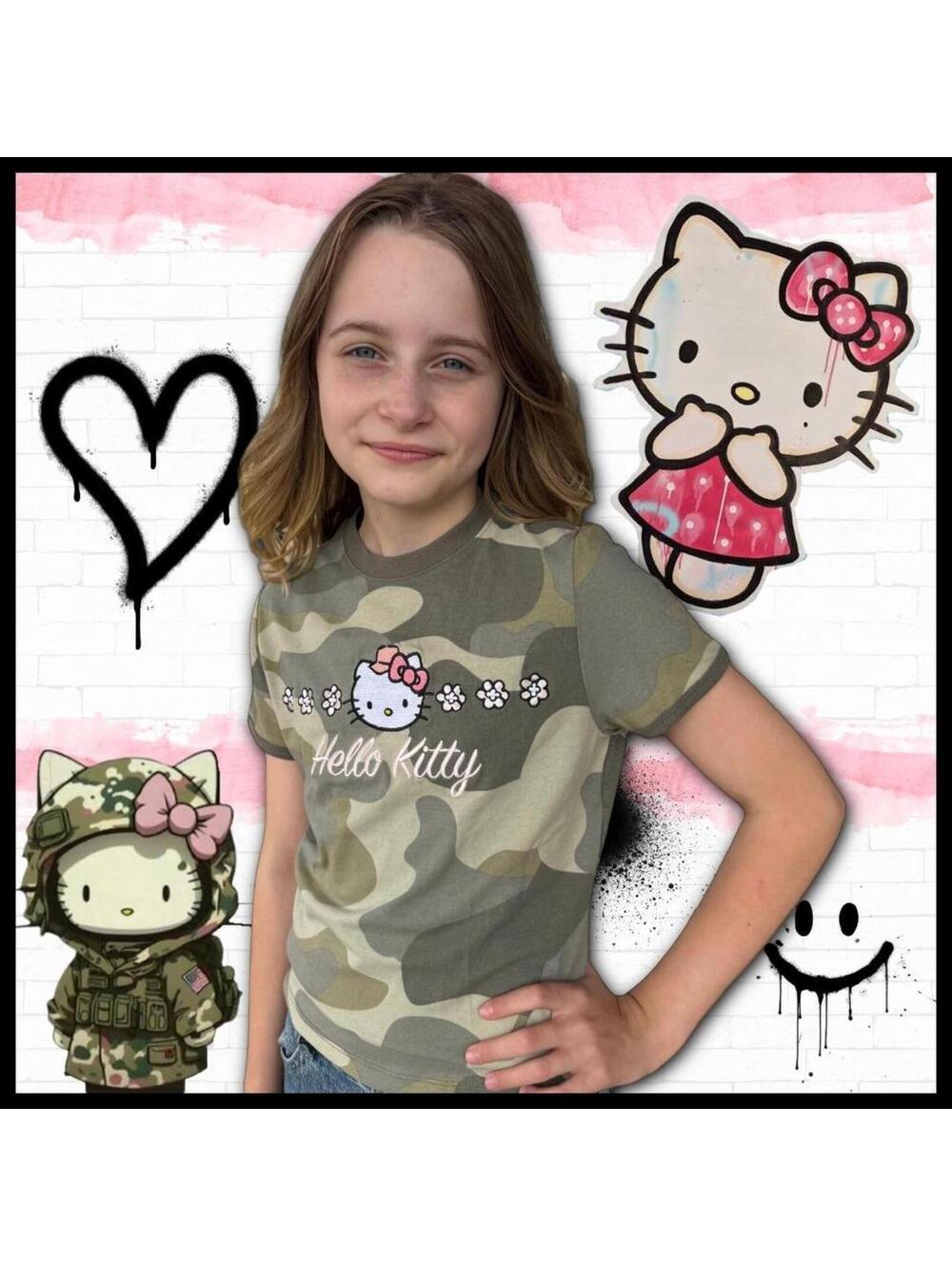 Hello Kitty Hybrid Apparel Shirt Girls | X-Small #HelloKitty #Sanrio #NWT 😻